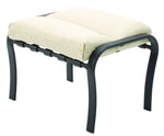 Rosetta Aluminum Outdoor Commercial Cushioned Chair Ottoman
