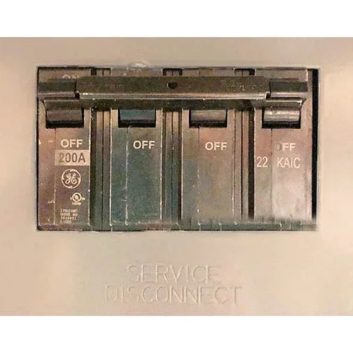 M281C1B6H Midwest 200 Amp Manufactured Home Back to Back Pedestal - Ring Type
