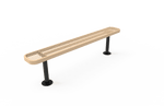 Commercial Park Bench Without Back