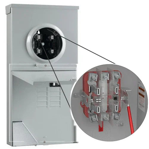 Lever Bypass R281CB1034 Midwest 200 Amp Manufactured Home Surface Panel- Ringless style