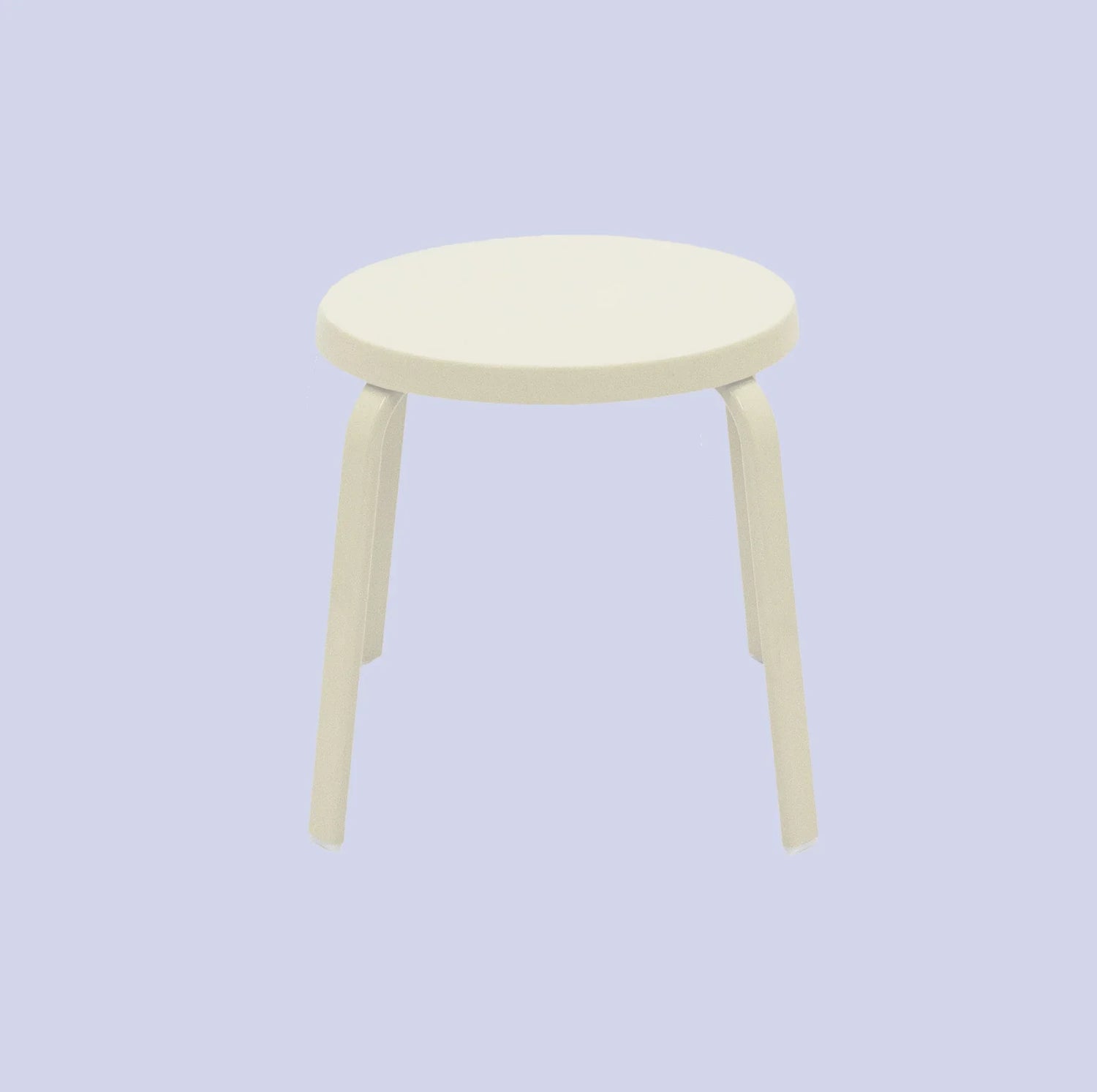 Round Fiberglass 18in Pool Side Table - Flat Aluminum Tubing