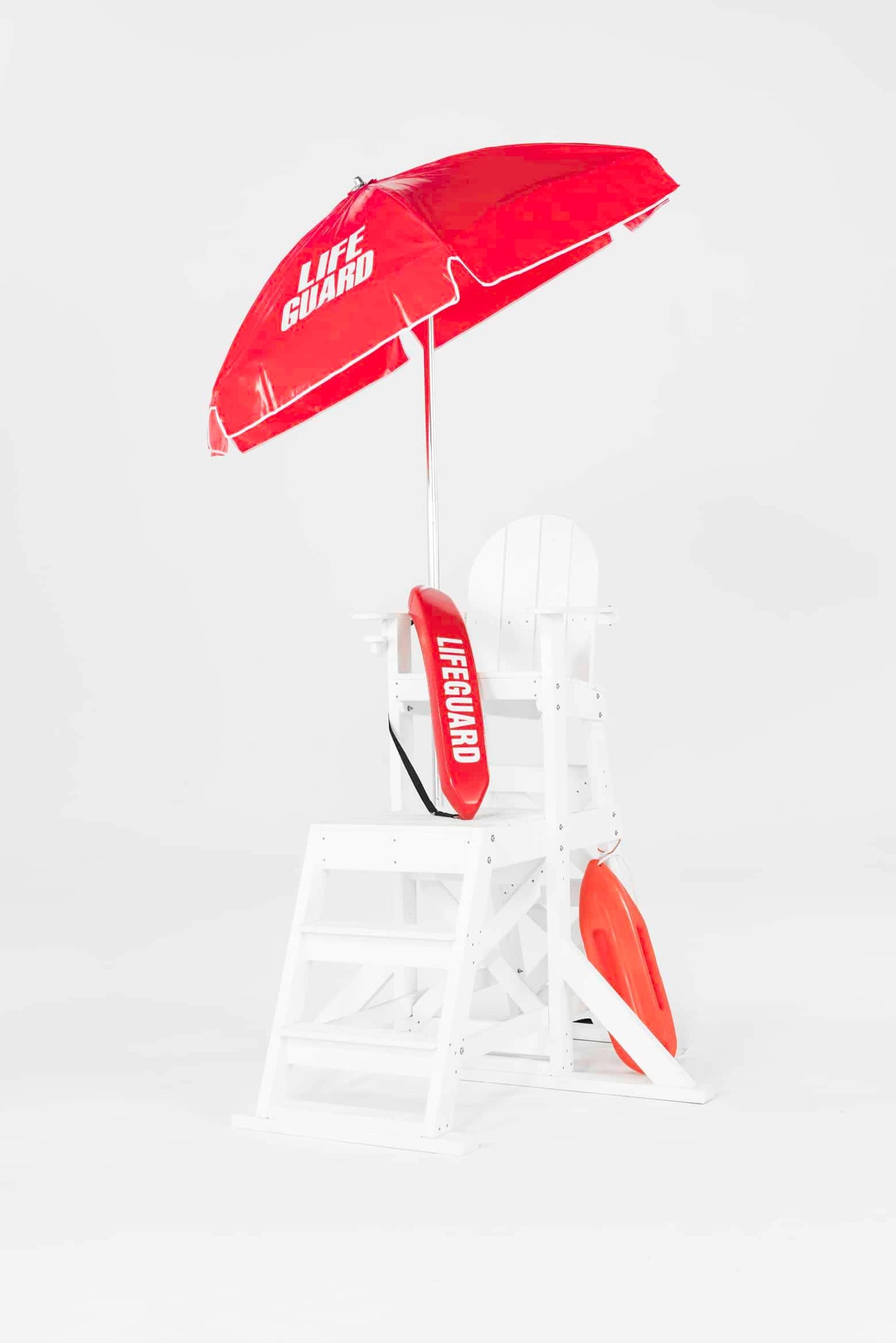 Frankford Lifeguard Umbrella Aluminum 6.5 Foot Wide Hexagon Manual Tilt Umbrella