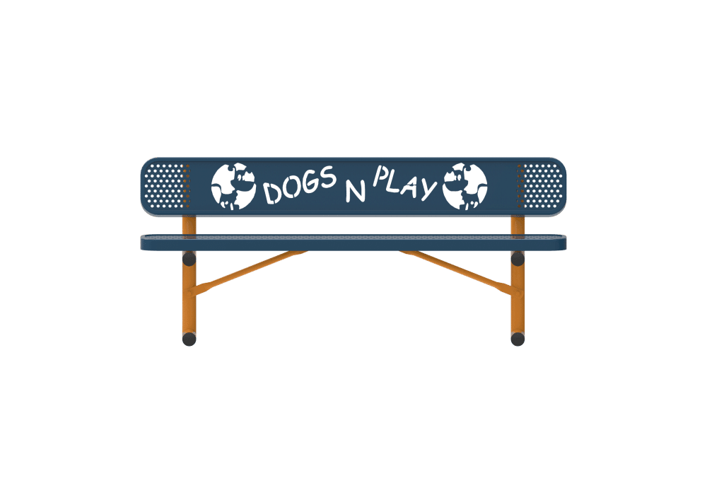 6' Dog Park Bench