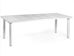 Nardi Libeccio Resin Rectangle Outdoor Extension Dining Table 86 inch