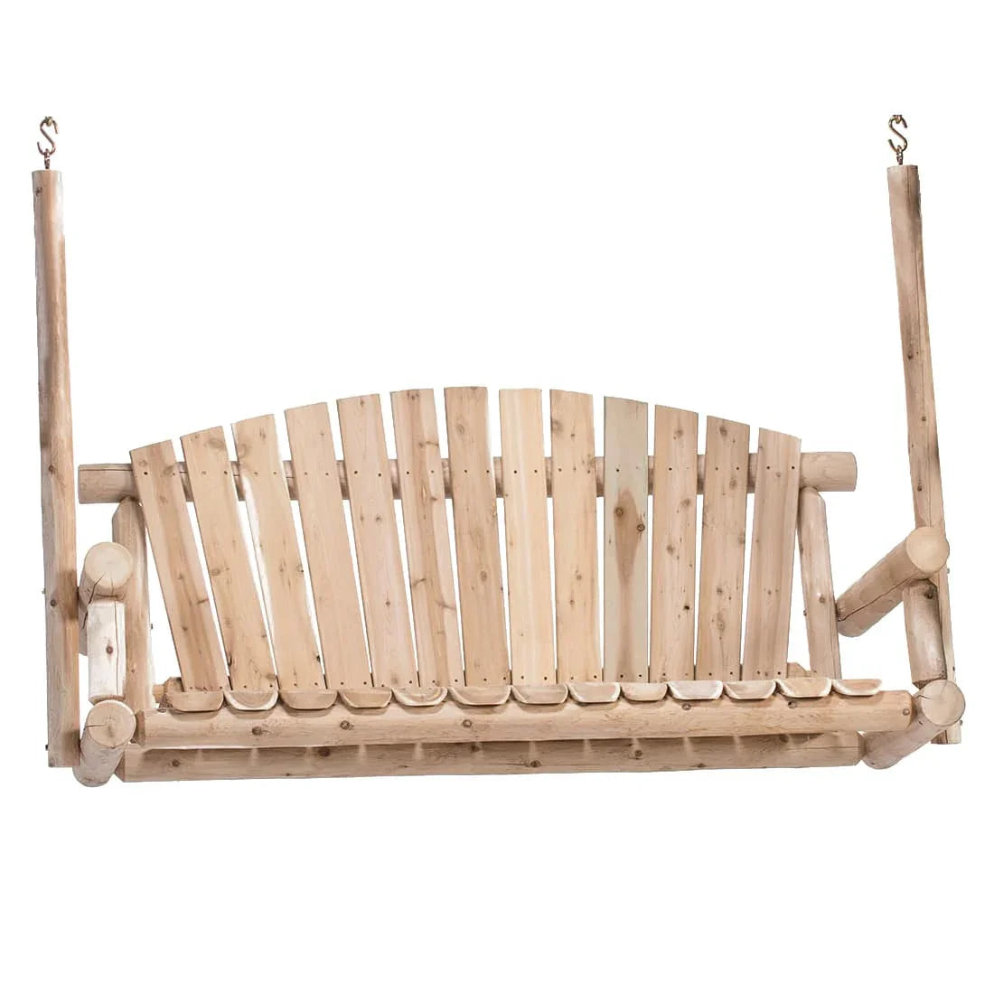 Cedar Log 5ft Porch Swing