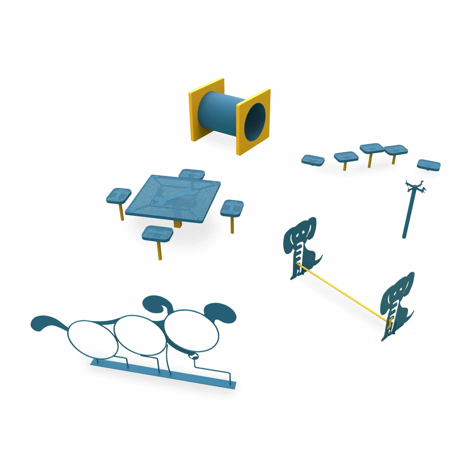 Commercial Dog Park Kit - Medium