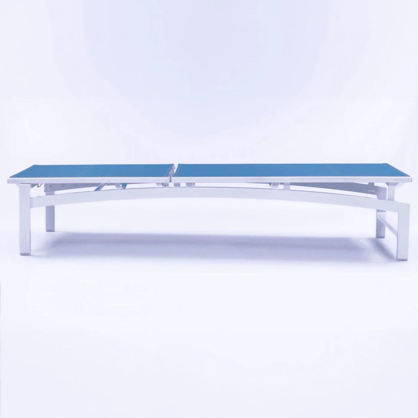 Skyline Luxury Commercial Sling Pool Chaise Lounge with Aluminum Frame