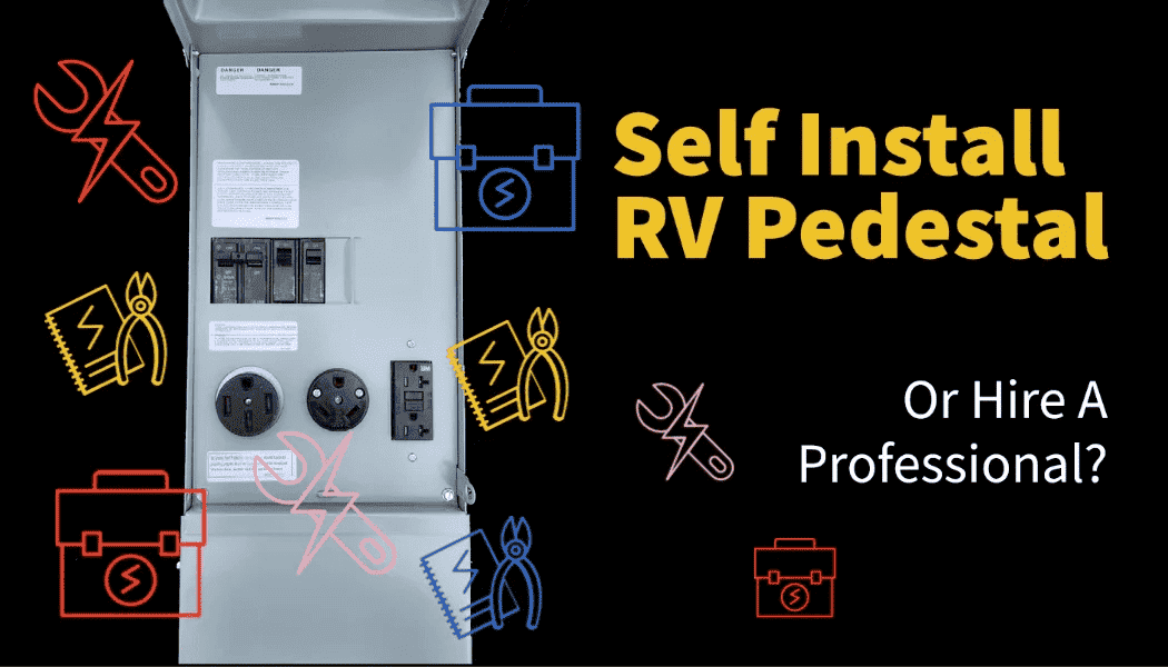 Can I install an RV pedestal myself, or do I need to hire a professional?