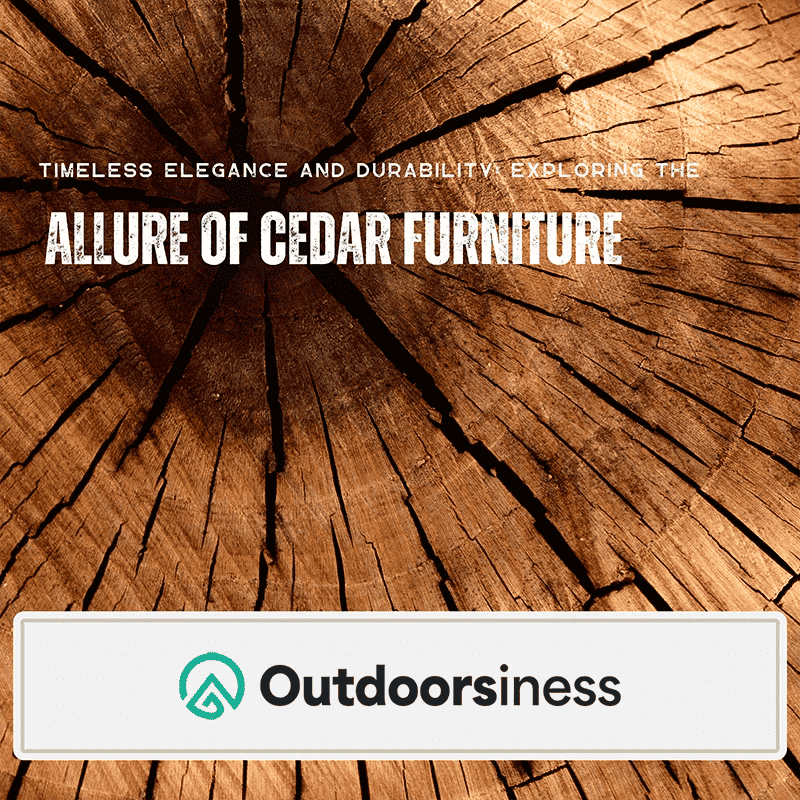Timeless Elegance and Durability: Exploring the Allure of Cedar Furniture
