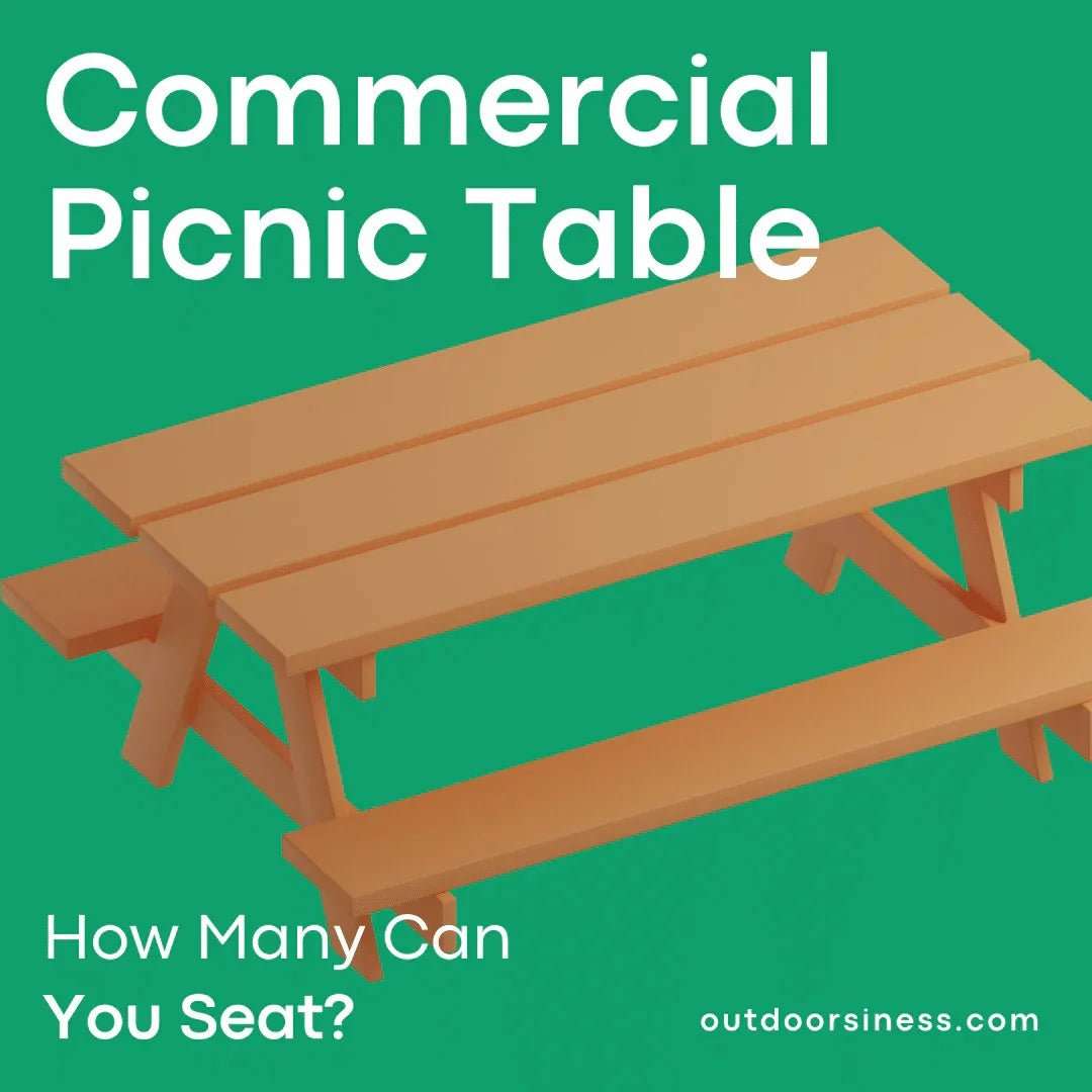How many people can sit at a picnic table?