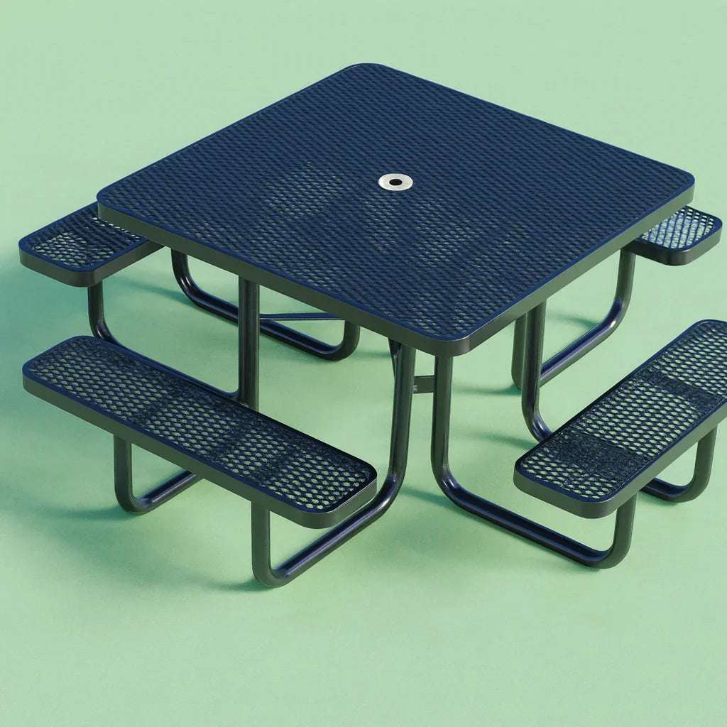 Square Commercial Picnic Table - Outdoorsiness