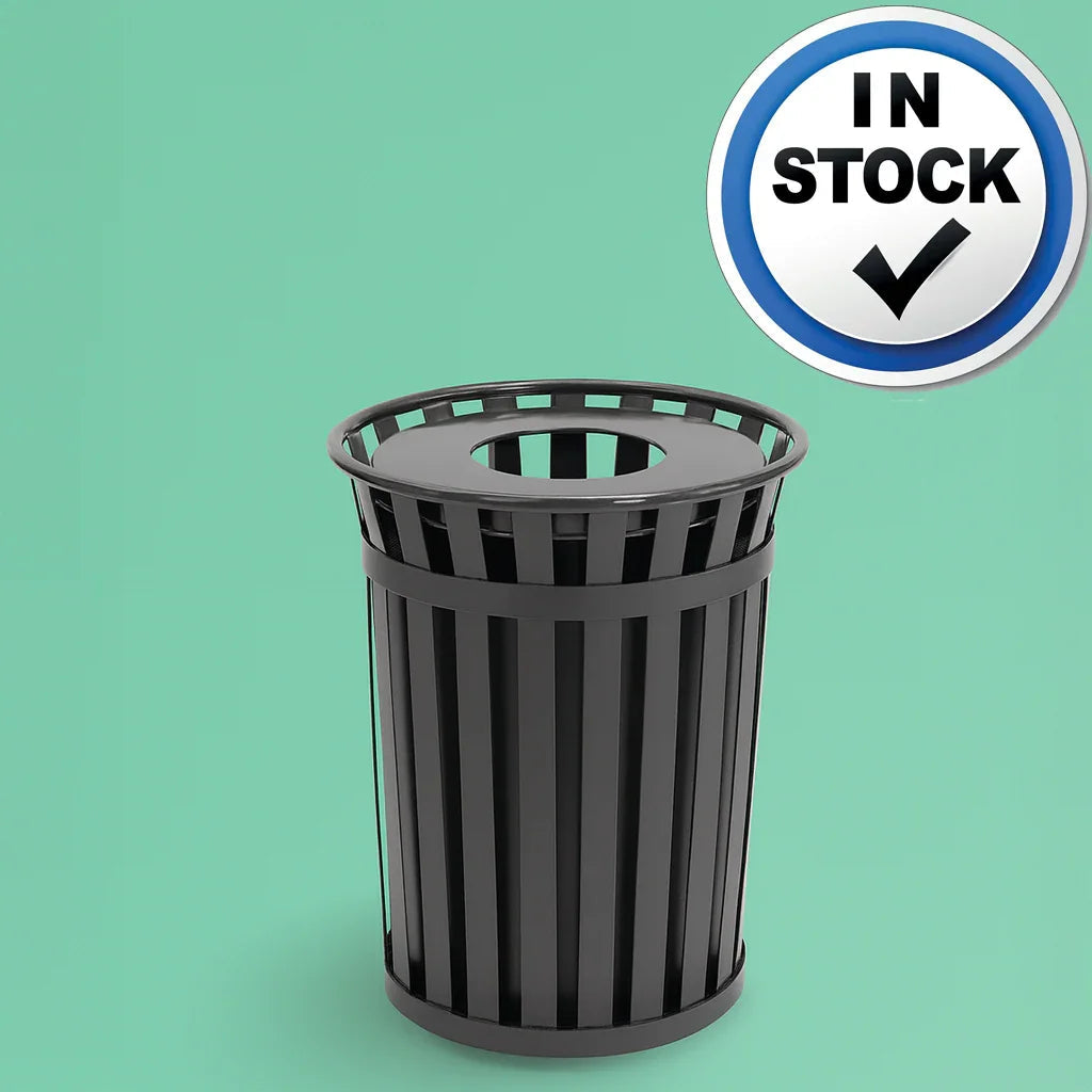 Quick Ship Trash Can - Outdoorsiness