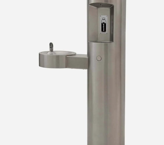 Pedestal Water Drinking Fountain with Bottle Filler