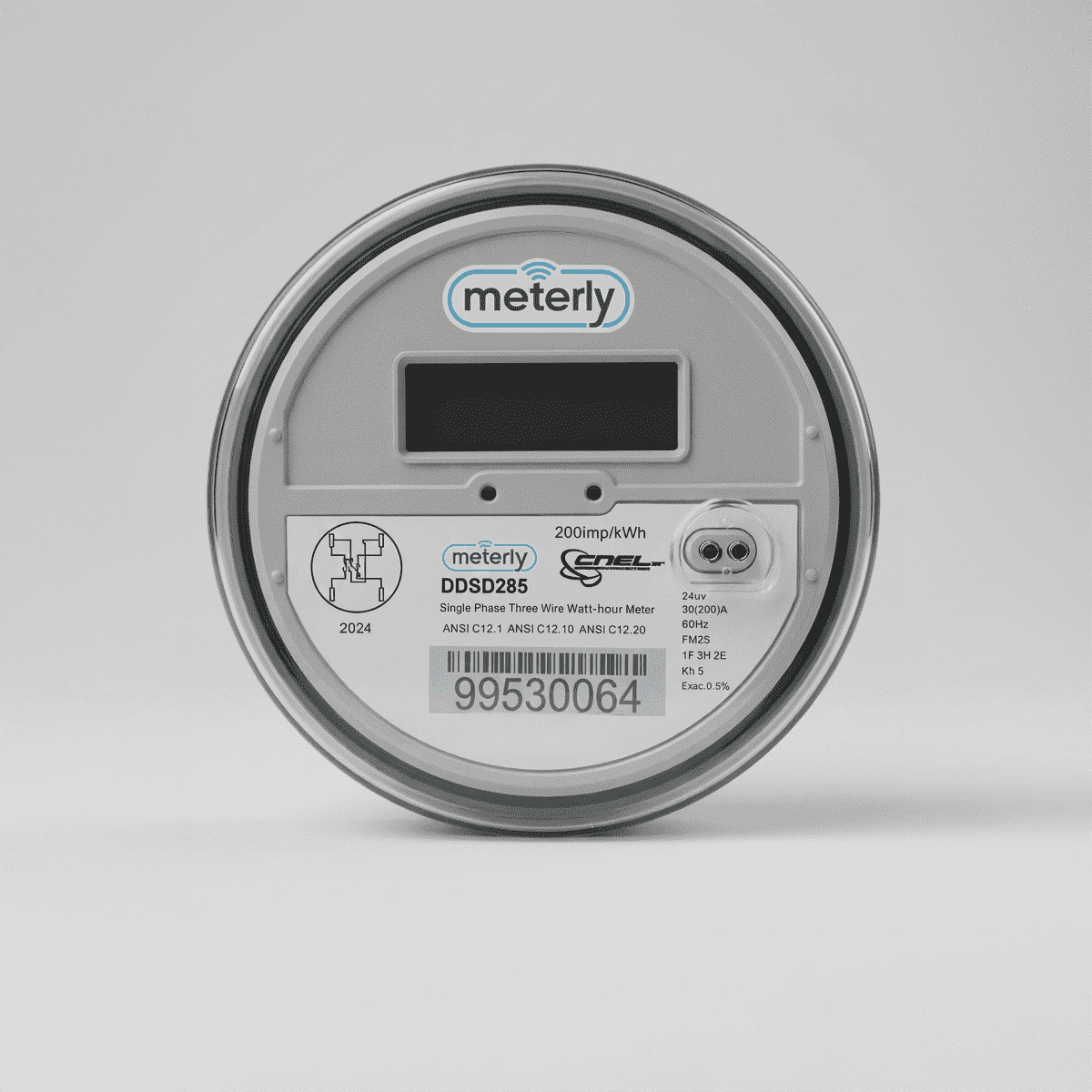 240V Solid State KWH Electric Meter – CL200, Form 2S, 240V for Home & RV Pedestal - Outdoorsiness