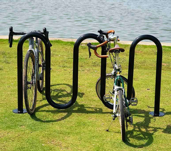 3 Rolling Wave Bike Rack - 7 Bikes - Outdoorsiness