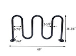 3 Rolling Wave Bike Rack - 7 Bikes - Outdoorsiness