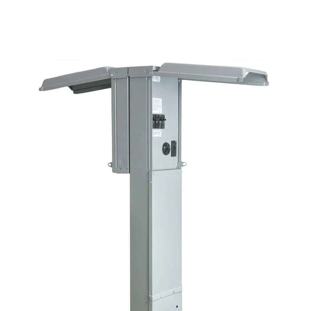 30-20 amp GFCI RV Pedestal - Back to Back - U041CB6010 - Direct Bury - Outdoorsiness