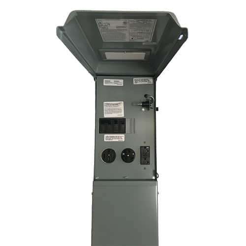 50/30/20 GFCI 100 amp Midwest RV Pedestal - Direct Bury w/ Light U075CP6L10 - Outdoorsiness
