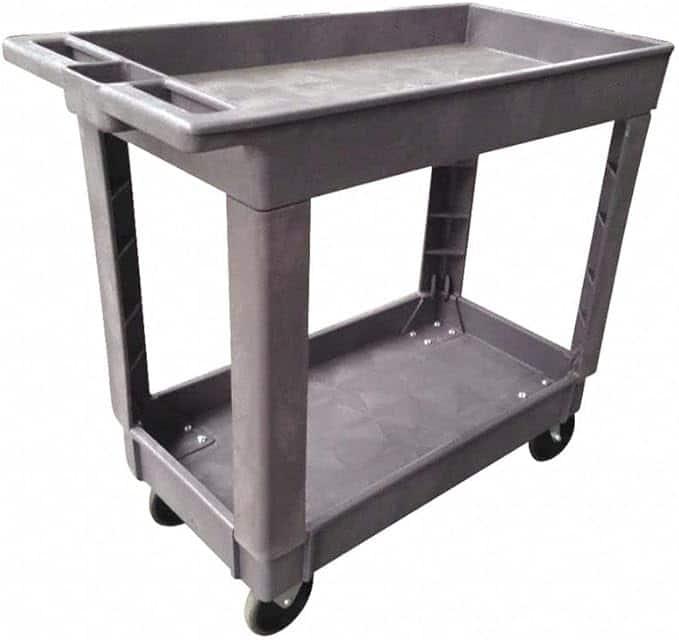 Heavy Duty Utility Cart, 500 lb Load Cap - 34"L x 17-1/2"W x 33"H