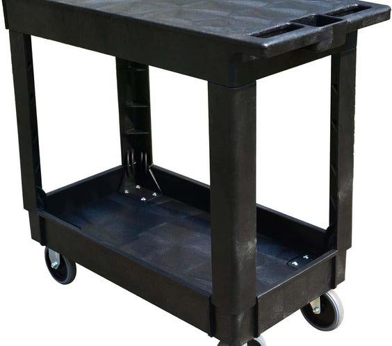 Heavy Duty Utility Cart, Flat Top - 500 lb Load Cap - 34"L x 17-1/2"W x 33"H