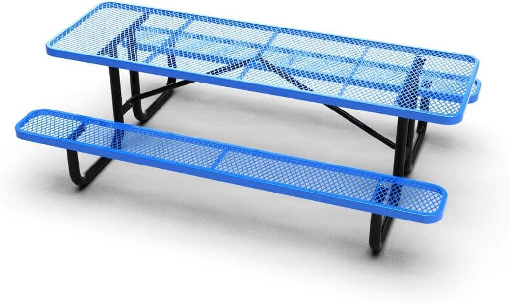 Quick Ship 8ft Portable Rectangular Commercial Picnic Table
