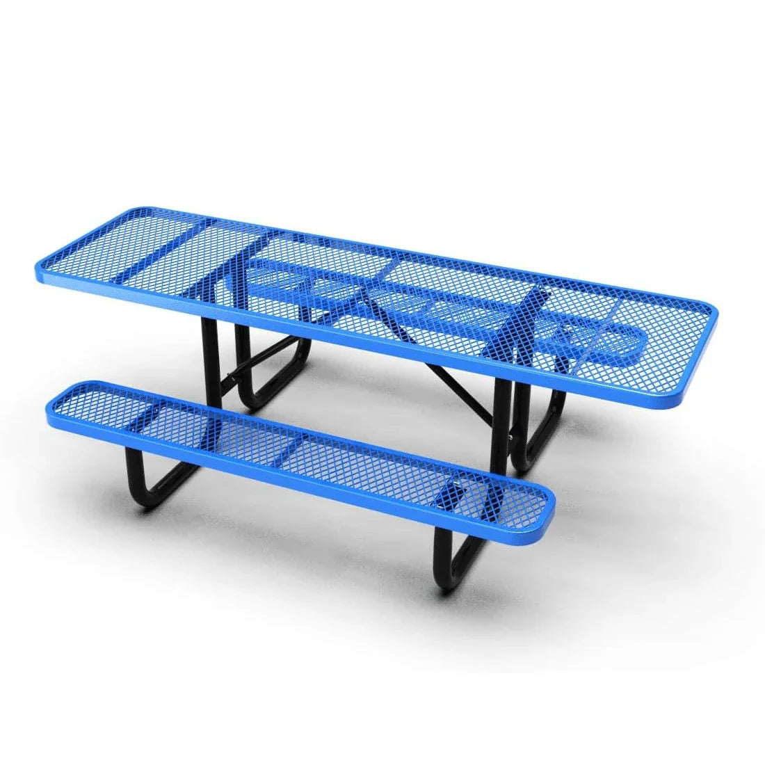 Quick Ship ADA 8ft Portable Rectangular Commercial Picnic Table