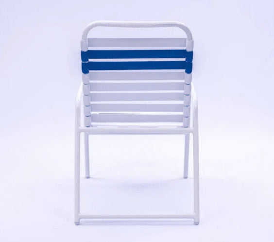 Vinyl Strap Commercial Pool Side Dining Chair