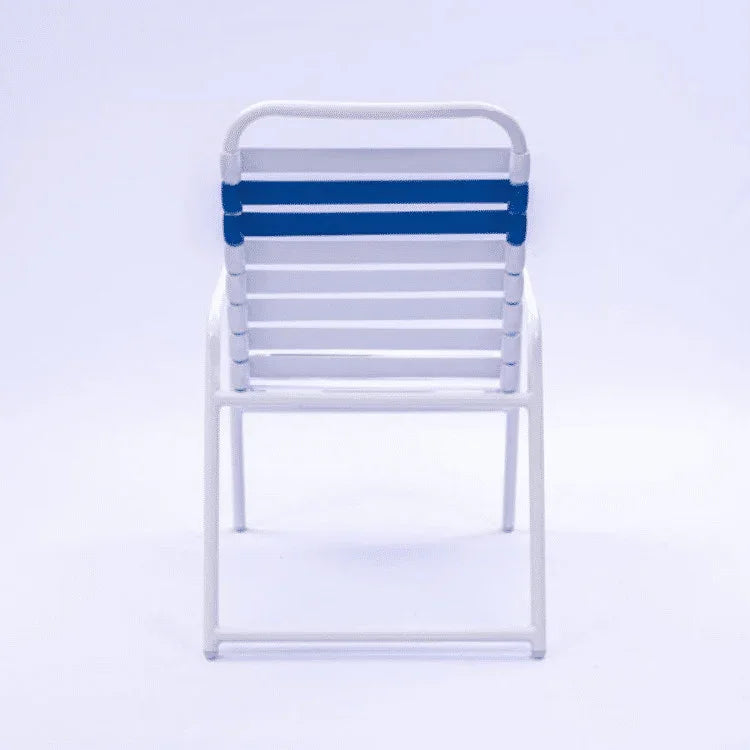 Vinyl Strap Commercial Pool Side Dining Chair