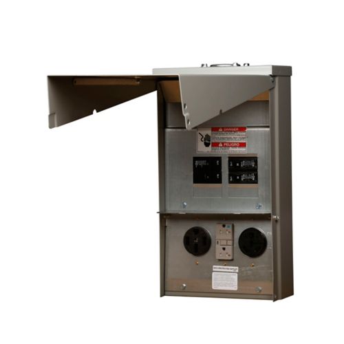 Eaton CHU1N9N4NP Unmetered RV Power Pedestal – 50A/30A/20A Outlet Panel