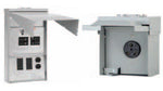 Eaton 50 Amp Unmetered Surface Mount RV Receptacle Box, NEMA 14-50R