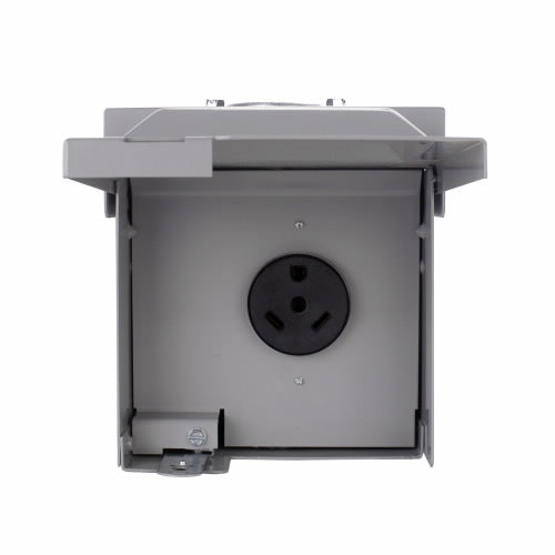 Eaton 30 Amp Unmetered Surface Mount RV Receptacle Box, NEMA TT-30R