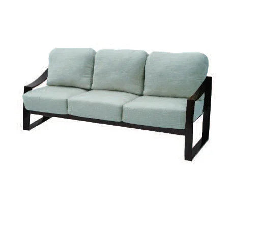 Pinnacle Deep Seating Cushioned Aluminum  Commercial Patio Sofa
