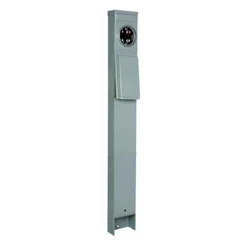 M101CP6 - Midwest 100 Amp Manufactured Home Pedestal