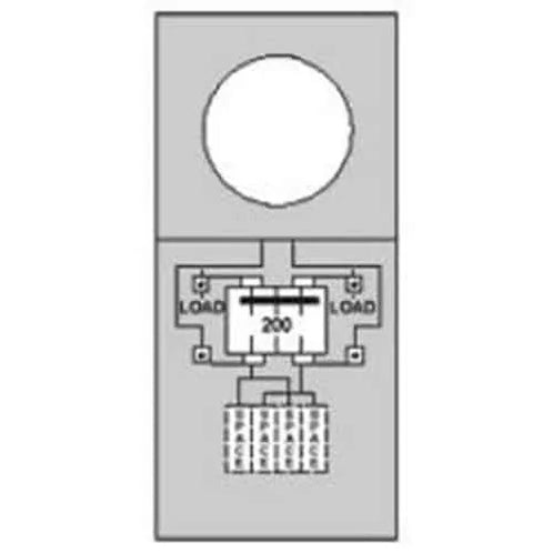 M281C1P6H Midwest 200 Amp Manufactured Home Pedestal - Ring Type