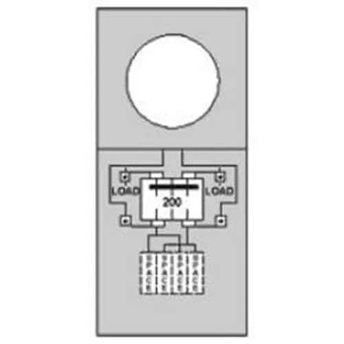 R281C1B6H Midwest 200 Amp Manufactured Home Back to Back Pedestal - Ring Less