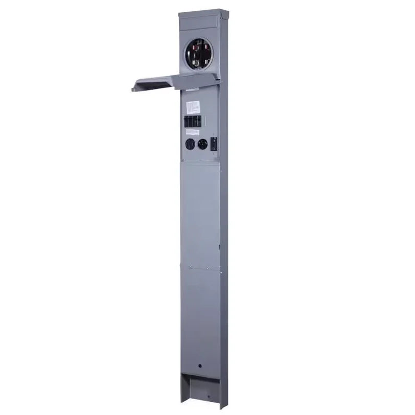 RINGLESS 50-30-20 Metered GFCI RV Pedestal - Direct Bury - R075CP6010