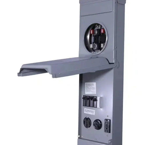 RINGLESS 50-30-20 Metered GFCI RV Pedestal - Direct Bury - R075CP6010