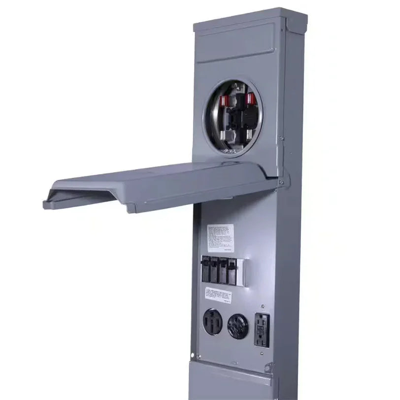 RINGLESS 50-30-20 Metered GFCI RV Pedestal - Direct Bury - R075CP6010