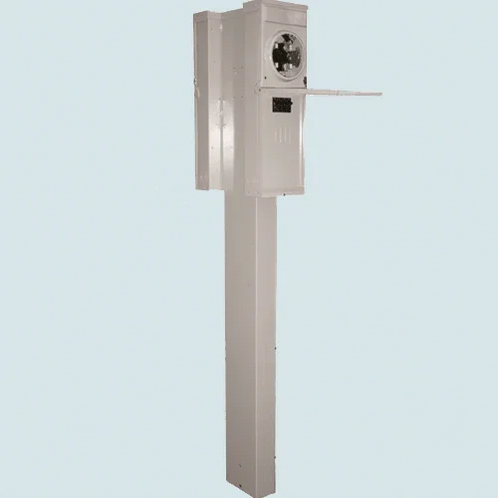 R281C1B6H Midwest 200 Amp Manufactured Home Back to Back Pedestal - Ring Less