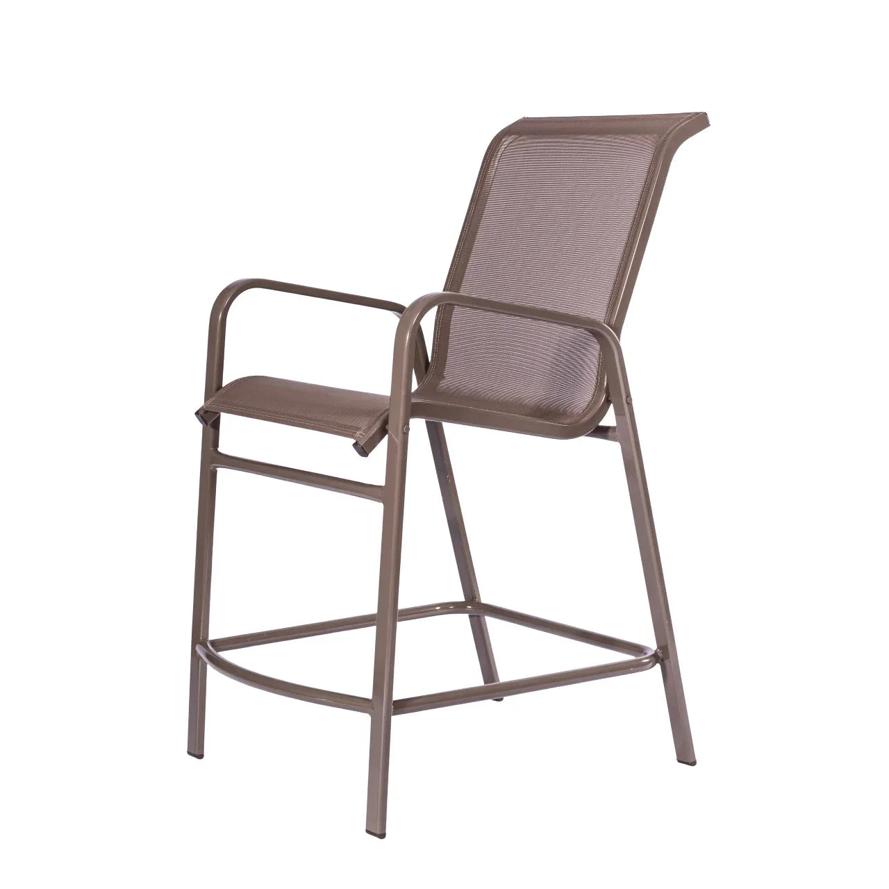 Oasis Commercial Sling Balcony Height Chair – Powder-Coated Aluminum, All-Weather Sling
