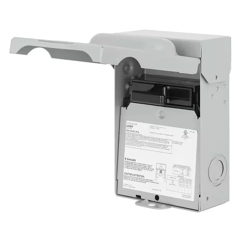Midwest U065P 60A Ac Non-Fused 240-Volt Steel N3R - AC Disconnect