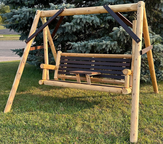 ThermaFusion Tete-A-Tete Yard Swing – Side View