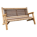 ThermaFusion Cedar Log 5-Foot Loveseat – Northern White Cedar & Red Oak – USA Made