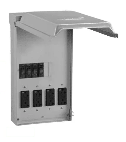 Midwest U014C010 100A Surface Unmetered - 4x 120v, 20A GFCI Outlets