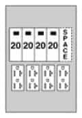 Midwest U014C010 100A Surface Unmetered - 4x 120v, 20A GFCI Outlets