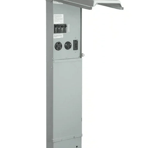 RV Pedestal 50/30/20 amp GFCI - Pad Mount - U075CP4010