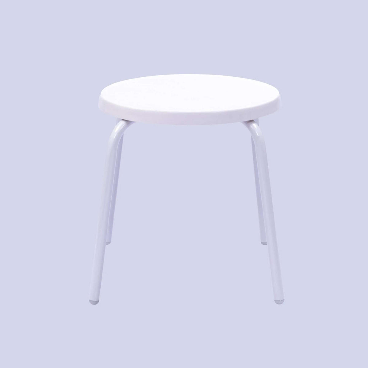 Beach Club 18in Round Fiberglass Pool Side Table – Round Aluminum Tubing - Outdoorsiness