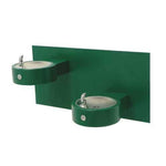 Bi-Level Round Stainless Steel Wall Mounted Drinking Fountain - Outdoorsiness