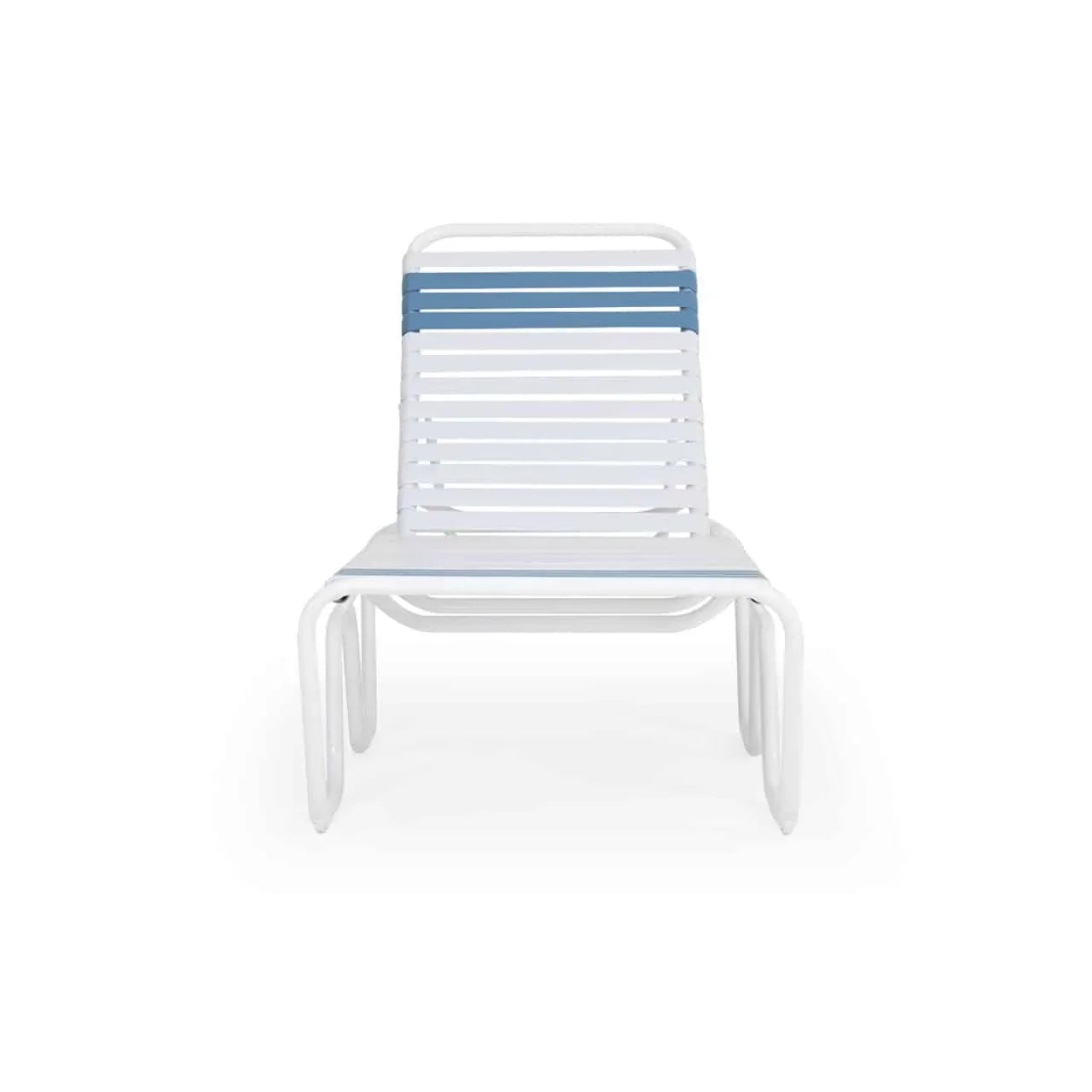 Vinyl Strap Commercial Chaise Lounge - 12 in Height