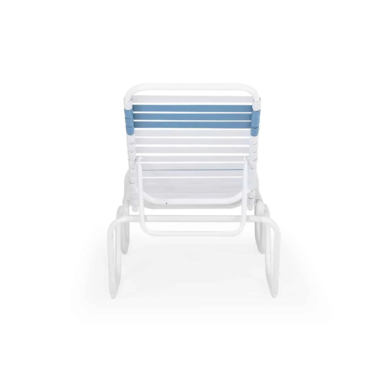 Vinyl Strap Commercial Chaise Lounge - 12 in Height